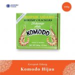 Komodo Prawn Crackers/Kerupuk Udang 500gr (Big Size in a Box Green) (Raw)