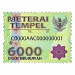 Materai Tempel Indonesia